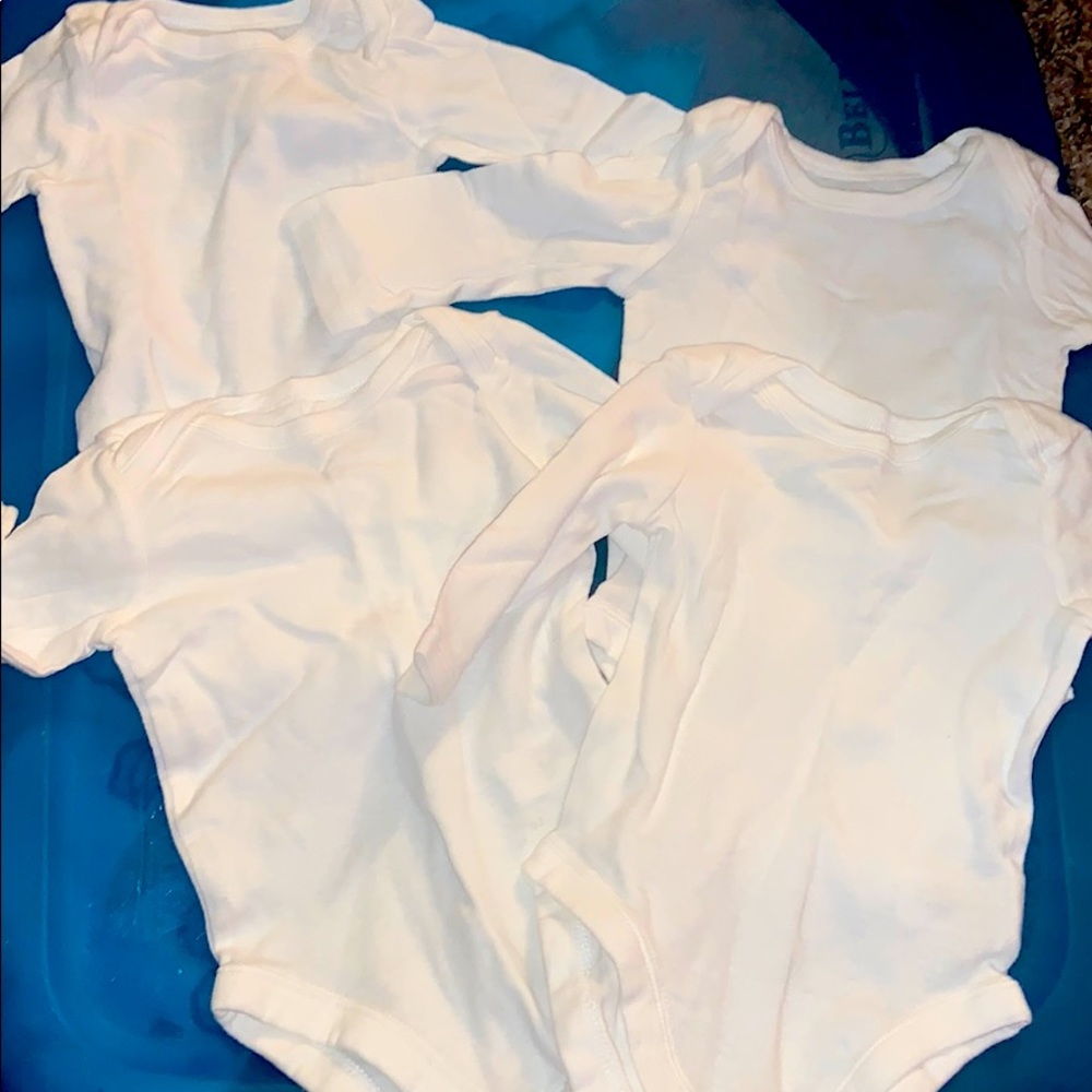 4 piece long sleeve onesies